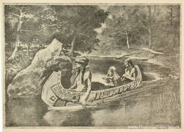 Het lied van Hiawatha-illustratie Het lied van Hiawatha-illustratie