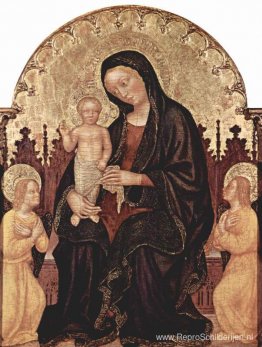 Madonna met twee engelen Madonna met twee engelen