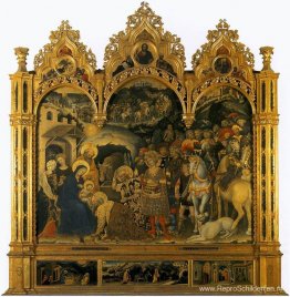Aanbidding der Wijzen, vanuit de Strozzi-kapel in Santa Trinita, Aanbidding der Wijzen, vanuit de Strozzi-kapel in Santa Trinita,