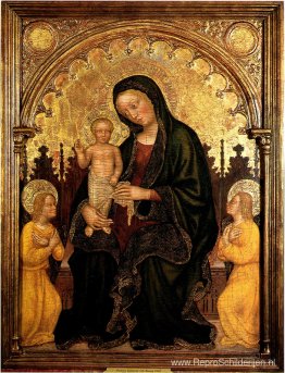 Madonna met kind en twee engelen Gentile da Fabriano Madonna met kind en twee engelen Gentile da Fabriano