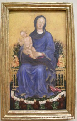 Gekroonde Madonna met engelen Gekroonde Madonna met engelen