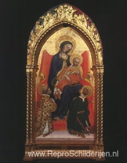 Gentile da Fabriano Madonna en Kind, met Sts. Laurens Gentile da Fabriano Madonna en Kind, met Sts. Laurens
