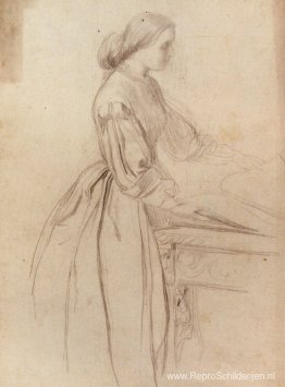 Portret van een dame, mogelijk Julia Jackson Portret van een dame, mogelijk Julia Jackson