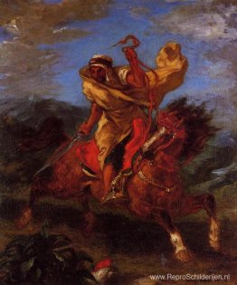 Een Arabische Ruiter in Galop Een Arabische Ruiter in Galop