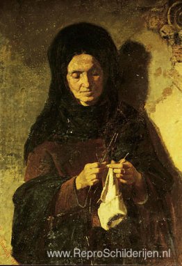 Vrouw breien Vrouw breien