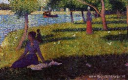 Zittende en staande vrouw Zittende en staande vrouw