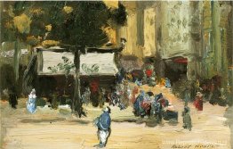 Straathoek in Parijs Straathoek in Parijs