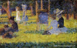 Studie voor 'Een zondagmiddag op het eiland La Grande Jatte' Studie voor 'Een zondagmiddag op het eiland La Grande Jatte'