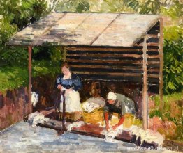 Wasvrouwen bij Eragny Wasvrouwen bij Eragny