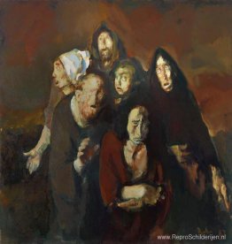 De angst (eerbetoon aan Francisco Goya) De angst (eerbetoon aan Francisco Goya)