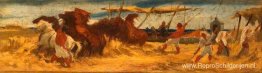 Het dorsen van maïs Het dorsen van maïs