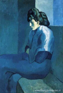 Melancholische vrouw Melancholische vrouw