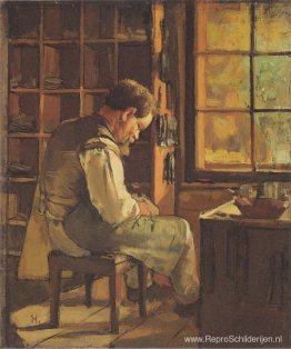 De schoenmaker bij het raam De schoenmaker bij het raam