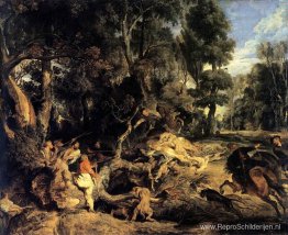 De jacht op zwijnen De jacht op zwijnen