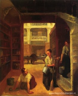 Schrobvrouw, Astor Bibliotheek Schrobvrouw, Astor Bibliotheek