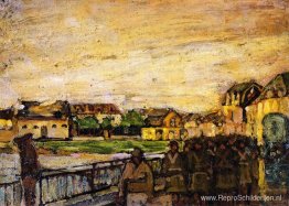 Oorlogsscène, Etaples, Frankrijk Oorlogsscène, Etaples, Frankrijk