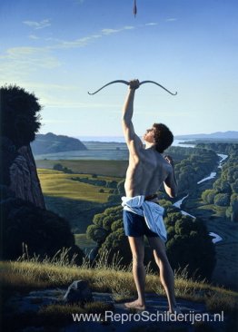 Landschap met een boogschutter Landschap met een boogschutter