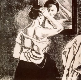 Vrouw in de spiegel Vrouw in de spiegel