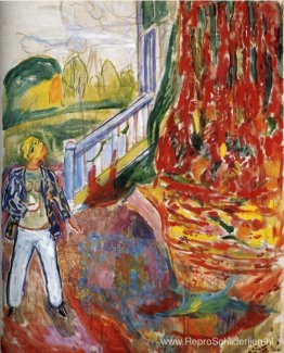 Model voor de veranda Model voor de veranda