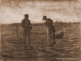 Het Angelus (naar Millet) Het Angelus (naar Millet)