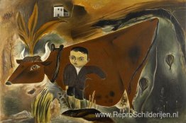 Kleine Joe met koe Kleine Joe met koe