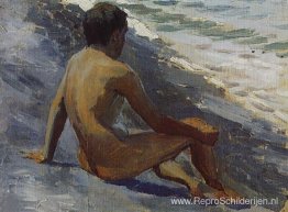 Jongen aan de kust Jongen aan de kust