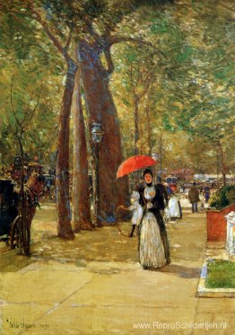 Hassam Childe Fifth Avenue op Washington Square Sun Hassam Childe Fifth Avenue op Washington Square Sun