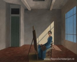 De vrouwelijke schilder De vrouwelijke schilder