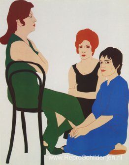 Ontmoeting van Natália Correia met Fernanda Botelho en Maria Joã Ontmoeting van Natália Correia met Fernanda Botelho en Maria Joã