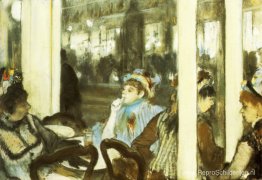 Vrouwen op een caféterras Vrouwen op een caféterras