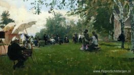 Op het academische huisje Op het academische huisje