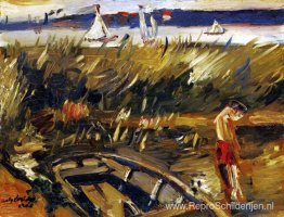 Punt in het riet bij Muritzsee Punt in het riet bij Muritzsee