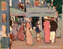 Voor een café: Parijs Voor een café: Parijs