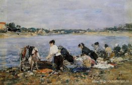 Wasvrouwen aan de oevers van Touques Wasvrouwen aan de oevers van Touques