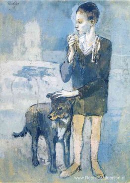 Jongen met een hond Jongen met een hond