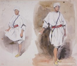 Twee gezichten van een jonge Arabier Twee gezichten van een jonge Arabier