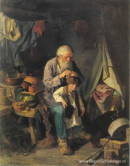 Grootvader en kleinzoon Grootvader en kleinzoon