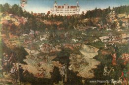 Jacht ter ere van Karel V in het kasteel van Torgau Jacht ter ere van Karel V in het kasteel van Torgau