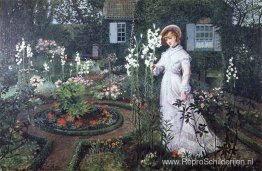 De tuin van de rector, koningin van de lelies De tuin van de rector, koningin van de lelies