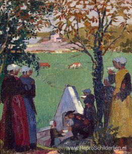 De heilige bron bij Guidel De heilige bron bij Guidel