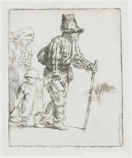 Boerenfamilie op de zwerver Boerenfamilie op de zwerver