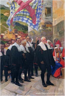 Navarra, de gemeenteraad van Roncal Navarra, de gemeenteraad van Roncal