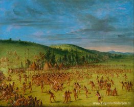 Balspel van de Choctaw - Ball Up Balspel van de Choctaw - Ball Up