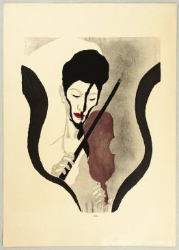 Impressie van een violist (portret van Suwa Nejiko) Impressie van een violist (portret van Suwa Nejiko)