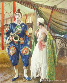 Een muzikale clown Een muzikale clown