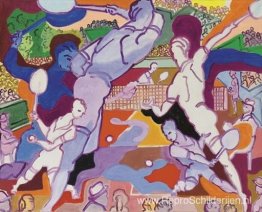 Het tennissen Het tennissen