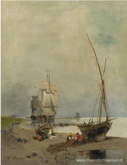 Het repareren van de netten Het repareren van de netten