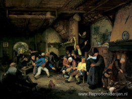 Boeren dansen in een herberg Boeren dansen in een herberg