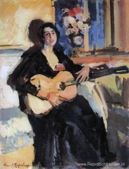Dame met een gitaar Dame met een gitaar