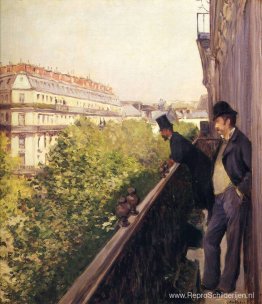 Een balkon, Boulevard Haussmann Een balkon, Boulevard Haussmann